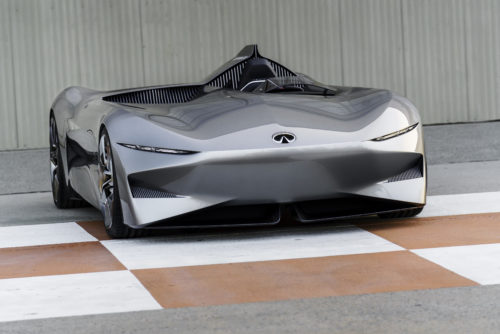 Bridging past and future, the INFINITI Prototype 10 recaptures the spirit of early speedsters for an era of electrified performance.